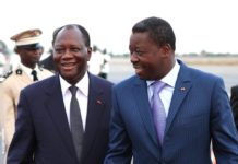 Sécurité maritime à Lomé : Ouattara soutient “tout ce que Faure Gnassingbé décidera”