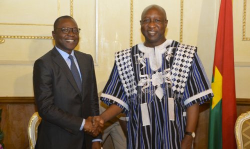 Paul Kaba Thiéba et Amadou Koné
