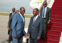 Arrivée du PR à Abidjan après un séjour en France
