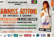 Fabrice Atitoh en spectacle à Gagnoa à la salle polyvalente de la radio