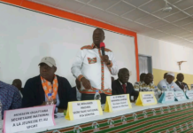 Le cabinet du ministre Mamadou Sanogo : « en mettant entre guillemets quec’est Bédié qui est à la base de la déchirure au Rdhp, votre journaliste fait croireque c’est le ministre qui a prononcé ces propos »