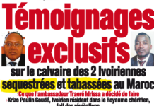 Dossier-Témoignage à l’ambassade et réactions sur les 2 ivoiriennes séquestrées et tabassées par des Camerounais au Maroc