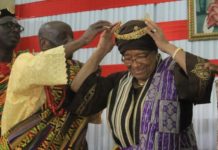 Coopération C.I / LIBERIA Ellen Johnson Sirleaf désormais baptisée Nanan Bié Akrêbié