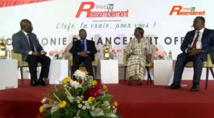 vue du plateau - lancement de rassemblement web tv