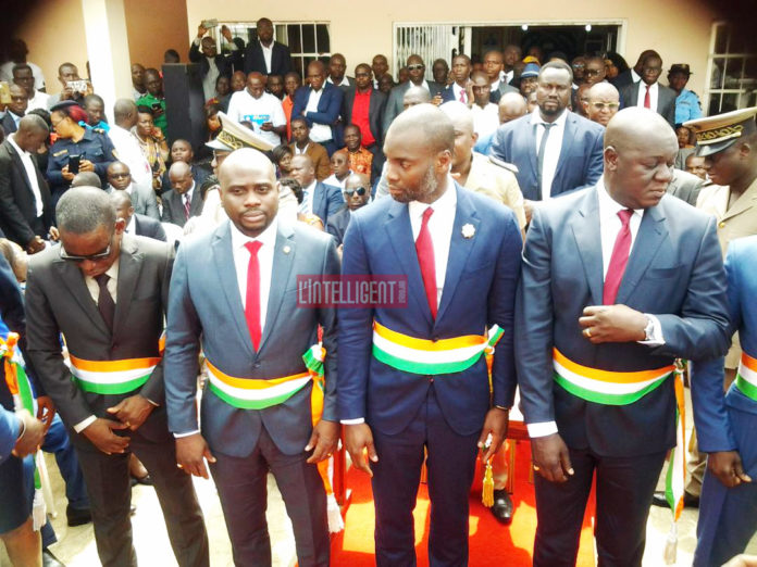 Doumbia Issouf - maire de Bingerville et ses adjoints