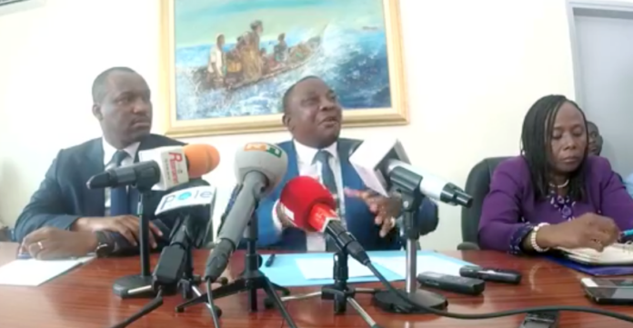 conference de presse Adjoumani Kobenan Kouassi Adjoumani, porte-parole principal du Rhdp