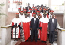 Audience solennelle de rentrée de la Cour des Comptes pour l’année 2018 – 2019 en présence du Président de la République, S.E.M. Alassane OUATTARA