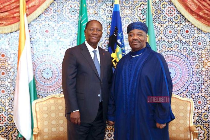 PR Alassane Ouattara et Ali Bongo