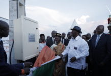 Ouattara a connecté Lengbe-Kouadiokro au réseau électrique hier