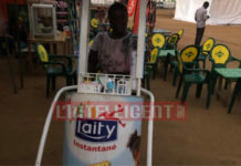 18ème édition de la Ficgayo – Adou Fallonne, Couturière“Je vends du café au lait, du thé et du café noir et je gagne entre 5000 à 10000 par jour”