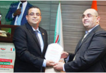 Afterwork de célébration des partenaires après 7 ans en Côte d’Ivoire : Abdelmalek Kettani, ambassadeur du Maroc, aux côtés de Cimaf
