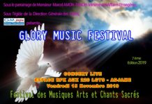 7ème édition de Glory music festival:Le commissaire général appelle les autorités à s’approprier le projet