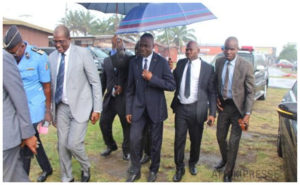 Amadou Koné en activité avec les forces spéciales de la sécurité routière