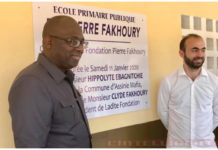 Don d’une école primaire – Clyde Fakhoury (Fondation Pierre Fakhoury) :“Depuis 50 ans, Assinie est notre village auquel on est attaché”