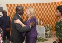 Frappée par les décès de leurs enfants: Dominique Ouattara aux côtés des ministres Tchagba Laurent et Essis Emmanuel