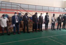 Covid 19-Don de kit sanitaire et alimentaire aux étudiants -Saint Clair Allah, SG Fesci au mouvement GG: “C’est vraiment un beau cadeau et un bon soulagement que vous nous faites”