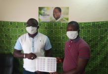 Bouaké : Enrôlement N’Guessan Lambert, délégué-communal PDCI-RDA offre 1500 timbres aux militants