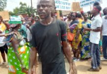 Toumodi: L’opposition a marché tranquillement
