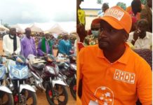 Daloa – Présidentielle 2020: Tehi Diaby offre 10 motos pour la victoire de Ouattara