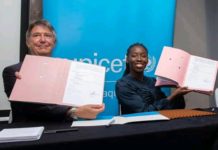 Nommée Ambassadrice Unicef – Murielle Ahouré : “Je m’engage (…) à protéger le droit des enfants et filles”