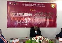 Lutte contre le Coronavirus: Tapé Mambo Lucien président de l’UOCI lance un Téléthon pour mobiliser plus de 100 milliards FCFA