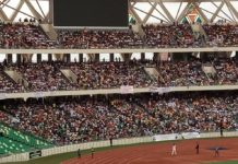 Stade d’Ebimpé : ambiance en attendant Ouattara et le classico (Inauguration, Kerozen DJ, Côte d’Ivoire)