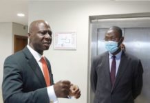 Taekwondo- Avant sa prochaine inauguration officielle: Moussa Sanogo visite le Centre Sportif, Culturel et des TIC Ivoiro-Coréen Alassane Ouattara
