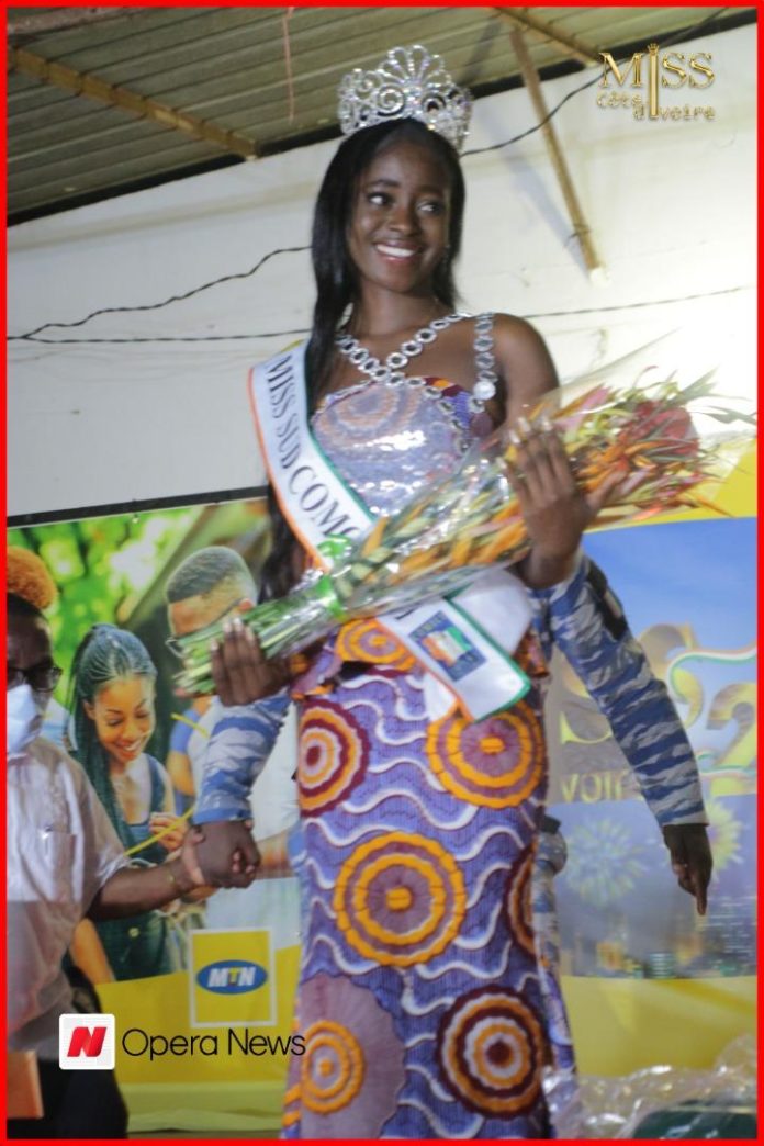 La première étape des présélections de Miss-Côte d’Ivoire a eu lieu le samedi 1er mai 2021 sous l’apatam Brou Gustave d’Aboisso