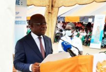 Le Ministre de la santé, de l’hygiène publique et de la couverture de la maladie universelle, Dimba N’gou Pierre