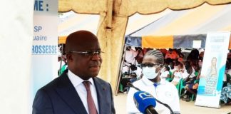 Le Ministre de la santé, de l’hygiène publique et de la couverture de la maladie universelle, Dimba N’gou Pierre
