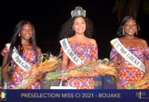 La 5è étape des présélections Miss-Côte d’Ivoire a lieu le samedi 29 mai 2021 dans un hôtel de Bouaké