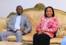 Recevant Sory Diabaté, Ginette Ross ( Présidente d’Issia Wazi ) : « Soyons solidaires autour du président Sory Diabaté, Il ne faudrait pas qu’il y ait de trahison »