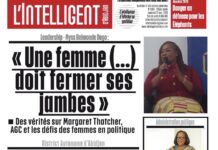 L’Intelligent en PDF : Leadership féminin – : Myss Belmonde Dogo : « Une femme, pour réussir en politique doit fermer ses jambes »