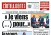 L’Intelligent en PDF: Conseil d’État – Ibrahime-Kuibiert Coulibaly : ” Je viens (…) pour…”