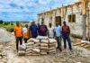 Construction de la mosquée d’Ahoussabougou : un don de cinq tonnes de ciment relance les travaux