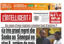 L’Intelligent en PDF: Au cœur d’une rupture comme tant d’autres ? Le très grand regret de Sonko au Sénégal ou plan B arrière de moi”