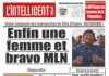 L’Intelligent en PDF: Union nationale des journalistes de Côte d’Ivoire : HISTORIQUE ! Enfin une femme et bravo MLN !