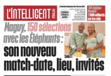 L’Intelligent en PDF: Maguy, 150 sélections avec les Éléphants : son nouveau match-date, lieu, invités