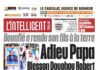 L’Intelligent en PDF: Bouaflé a rendu son fils à la terre Adieu Papa Blesson Douohou Robert
