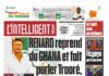 L’Intelligent en PDF: RENARD reprend du GHANA et fait parler Traoré,Sangaré,Koré