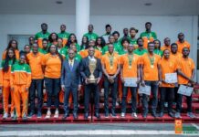 Basket-ball : les Éléphanteaux U18 récompensés à hauteur de 200 millions FCFA